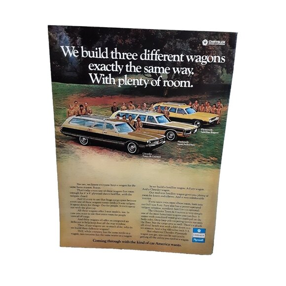 1972 Chrysler Plymouth Station Wagons Cars Original Print ad 70s - Picture 1 of 1